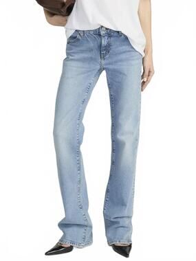 NEW FRAME rodeo low-rise bootcut jeans in spirit